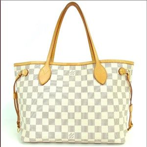 Louis Vuitton Neverfull PM Azur Damier (Authentic)